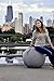 Vivora Luno - Sitting Ball Chair for Office, Dorm, and Home, Lightweight Self-Standing Ergonomic Posture Activating Exercise Ball Solution with Handle & Cover, Classroom & Yoga