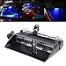 WoneNice 16 LED High Intensity LED Law Enforcement Emergency Hazard Warning Strobe Lights 18 Modes for Interior Roof/Dash/Windshield with Suction Cups (White)