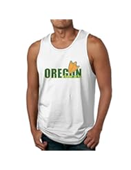Book: PTCY Mens Custom Sleeveless Shirt Geek Football University Ducks Logo XL White - PTCY Men's Tank