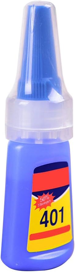 401 Fast Adhesive, Rapid Fix Instant Stronger Super Glue Ultra-fast Curing Speed Multi-Purpose Tool Transparent Color, 20g
