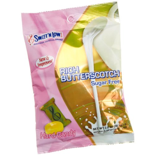 Sweet N Low Butterscotch Rich Sugar Free Candy, 2.75-Ounce (Pack of 8)