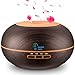 EXTENDED FAMILY 300ml Cool Mist Humidifier Ultrasonic Aroma Essential Oil Diffuser-Wood Grain