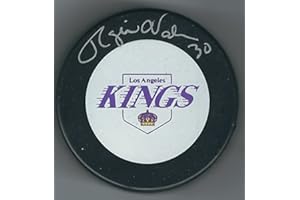 MAIN LINE AUTOGRAPHS Autographed Rogie Vachon Los Angeles Kings Hockey Puck