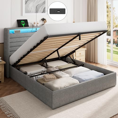 Spannender Preis: FEONASE Bett mit Stauraum,... für 129,99€ Details öffnen!