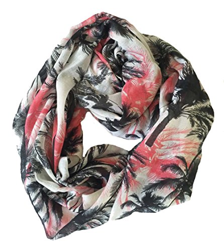 Aesthetinc Palm Tree Infinity Scarf 33