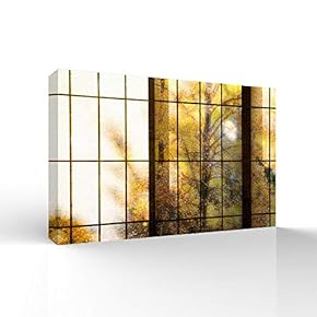Canvas Wall Art Japanese Style Pictures Home Wall Decorations for Bedroom Living Room Paintings Canvas Prints Framed - 12x18 inches