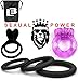 Soft Silicone Vibrating Cockring for Male - 5 Per Pack Cock Rings 100% Medical Grade Pure Silicone Penis Ring Set for Extra Stimulation - Better Sex Toy for Erection Enhancing and Last Longer Orgasm