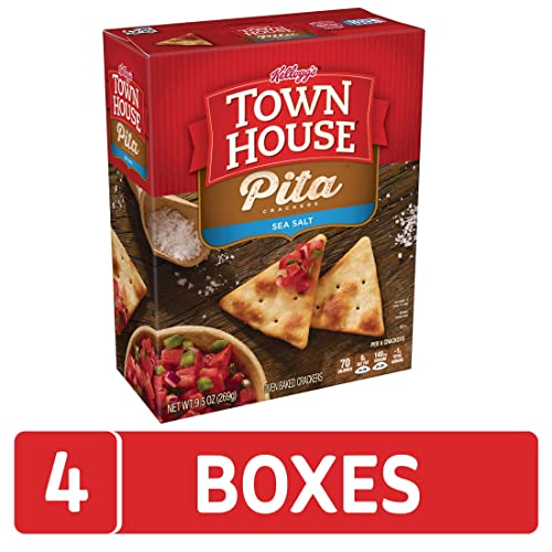 Kellogg's Town House Pita Crackers Oven Baked Crackers, Lunch Snacks