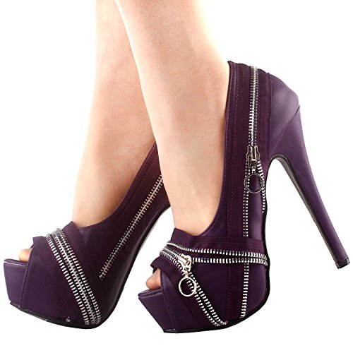 SHOW-STORY-Punk-Multi-Colour-Zip-Peeptoe-Platform-High-Heel-Stiletto-PumpLF80836