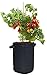 Viagrow Breathable Fabric Root Aeration Pot with Handles (5 Pack), 5 gallon, Black