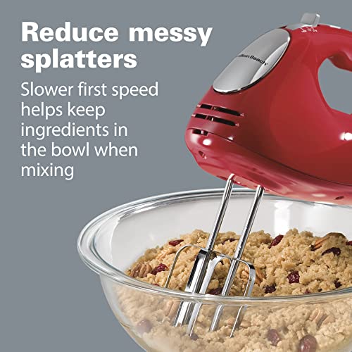 Hamilton Beach 6Speed Electric Hand Mixer with Whisk, Traditional