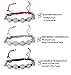 FINREZIO 6 PCS Saint Benedict Cord Bracelets for Women Men Evil Protection Medal Rosary Bracelet Set Catholic Gifts Religious Jewelry