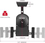 Suptek Wall Mounts Dual Speaker Brackets Universal Tilt Swivel 25kg Black (2 view 8