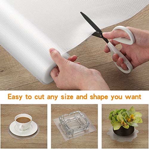 BAKHUK Shelf Liner for Kitchen Non Adhesive Drawer Liner, 12