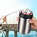 Homitt Stainless Steel Beer Coozies Beverage Can Insulator Double Walled Vacuum Insulated Can Cooler for Standard 12 OZ Cans and Bottles