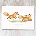 40 Animal Thank You Cards - With Yellow Envelopes