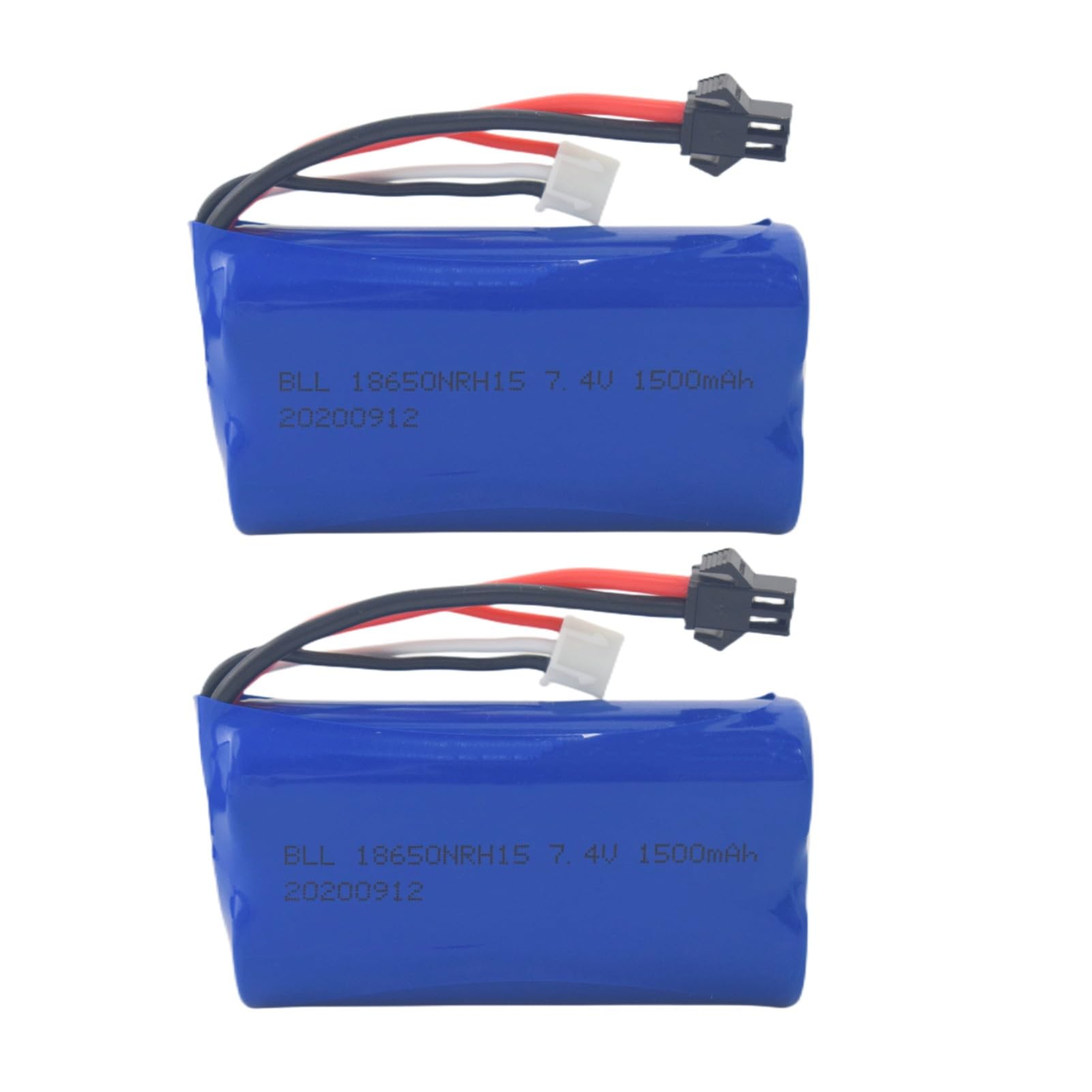 ZYGY 2PCS 7.4V 1500mah high-rate lithium battery for H103 H105 H101 T2 Syma S033G UDI U12A QS 8019 8004 Syma S033G UDI U12A QS 8019 8004 high-speed remote control boat backup battery