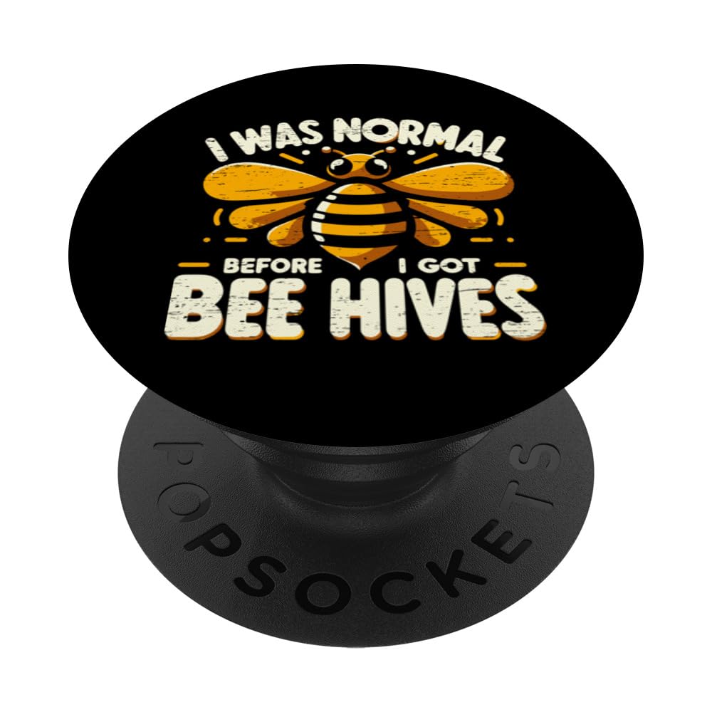 I Was Normal Before I Got Bee Hives PopSockets Swappable PopGrip