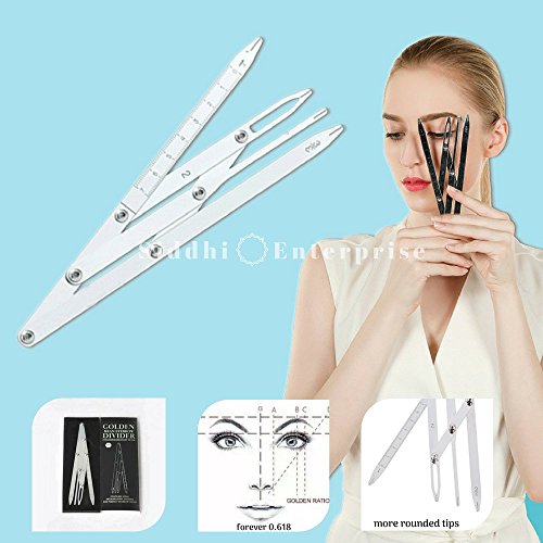Golden Ratio Eyebrow Ruler. Golden Mean Calipers Measuring Tool