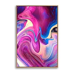 Framed Canvas Wall Art Clouds and Colors Canvas Prints Home Artwork Decoration for Living Room,Bedroom - 16x24 inches