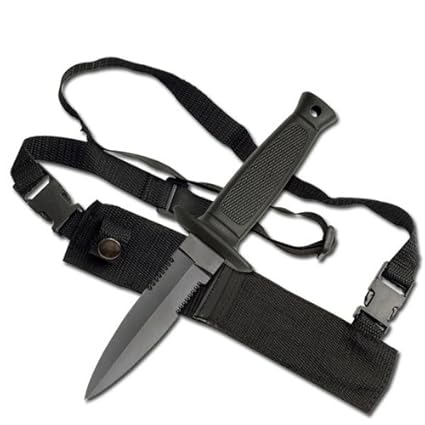 Amazon.com : Special Agent Full Tang Fixed Blade Boot Knife w ...