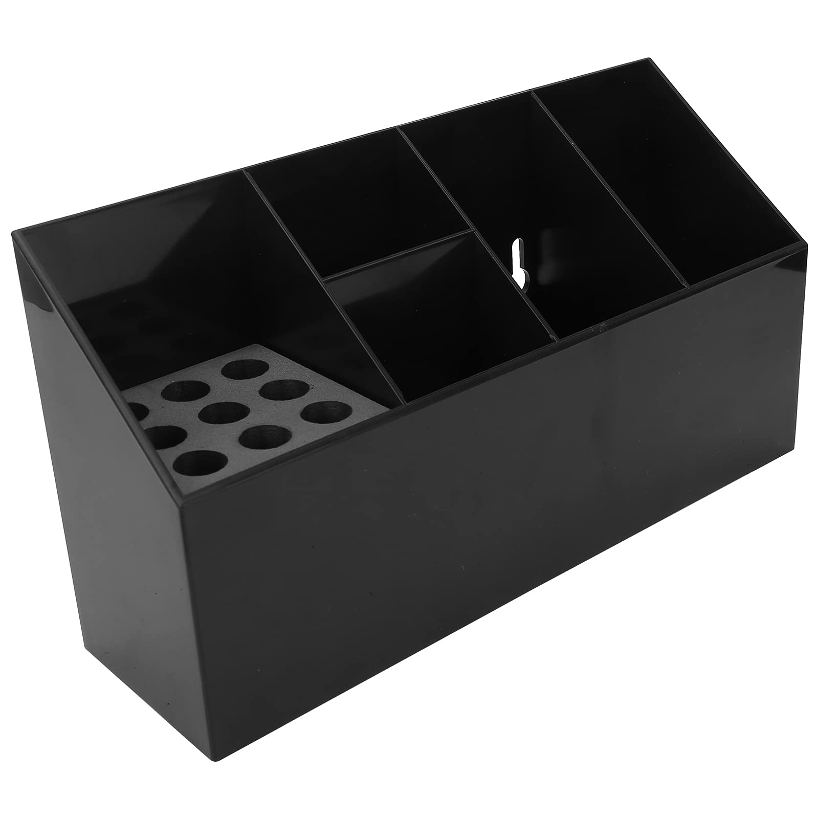 Hair Tool Storage Box for Scissors Organizer Hair Clips and Combs Holder Container Salon Accessories Storage Organizer for Barbershop and Home Use Professional Scissors Combs Clips Storage Container