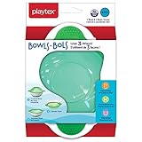 Playtex Baby BPA-Free 3-In-1 Bowl For Kids, 4 Months +, Includes Bowl & Bowl Cover