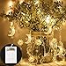 Moon String Light, Star String Light, LED Party Birthday Decoration Lights Waterproof Battery Operated Outdoor Indoor LED String Light Bedroom Star Fairy String Light Party Birthday Thanksgiving Gifts