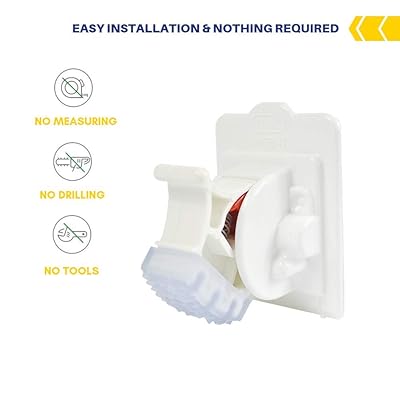 سدادة باب أمان منزلية متميزة - لاصق (لا حاجة إلى أدوات) متعدد الأسطح للخدمة الشاقة سهل الخطوة