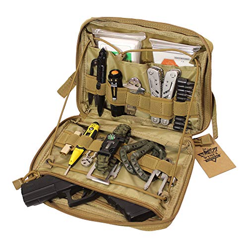 WYNEX Tactical Admin Molle Pouch, Medical EDC EMT Utility Bag Shell