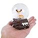 WOBAOS Snow Globe Crafts- Sculptured Resin Water Ball - Christmas Valentine's Day Birthday Holiday New Year's Gift (Diameter 60mm)