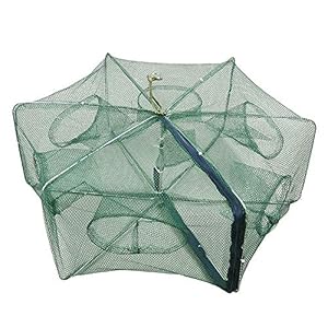 Ymygcc Nasse A Poisson Filets De Pêche Pliable Portable Cages Réseau Casting Poissons Crevettes Ecrevisses Catcher Nets