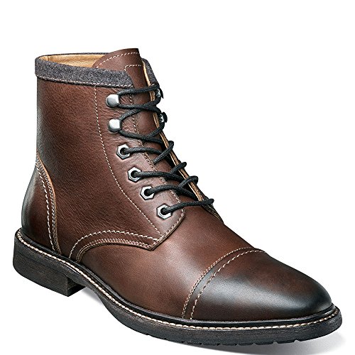 Florsheim Men's Indie Cap Toe Boot,Chestnut Smooth Leather,US 12 D