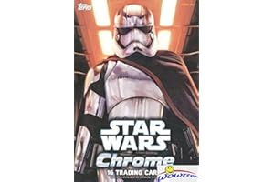 2016 Topps CHROME Star Wars the Force Awakens Factory Sealed HANGER Box with 16 Cards! Look for Loot Cards, Autographs, Sketch, Patch & Insert Cards from the Cast of the Hit Movie! WOWZZER!
