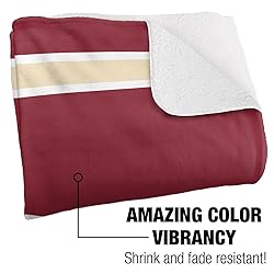 Alma College Blanket, 60"x80" Primary Logo, Silky