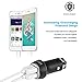 Car Charger LESHP 4.8A/5V Dual USB Car Charger for iPhone 7 / 6s / Plus, iPad Pro / Air 2 / mini, Galaxy S7 / S6 / Edge / Plus, Note 5 / 4, LG, Nexus, HTC and More