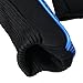 Hipiwe Golf Hybrid Club Head Covers Set 4pcs Club Irons Headcovers with Interchangeable No. Tag (Blue)