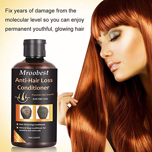 Hair Growth Conditioner, Damaged Hair Mask, Hair Conditioner, Anti-Hair Loss Conditioner, Hair Thickening Conditioner for The Regrowing, Deep Treatment of Damaged & Dry Hair
