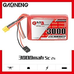 GAONENG GNB 2S 3000MAH 7.4V 5C 10C Futaba Connector