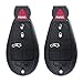 ECCPP 2X Uncut Keyless Entry Remote Start Transmitter Key Fob fits for Chrysler 300/ Dodge Durango M3N5WY783X (433MHz)