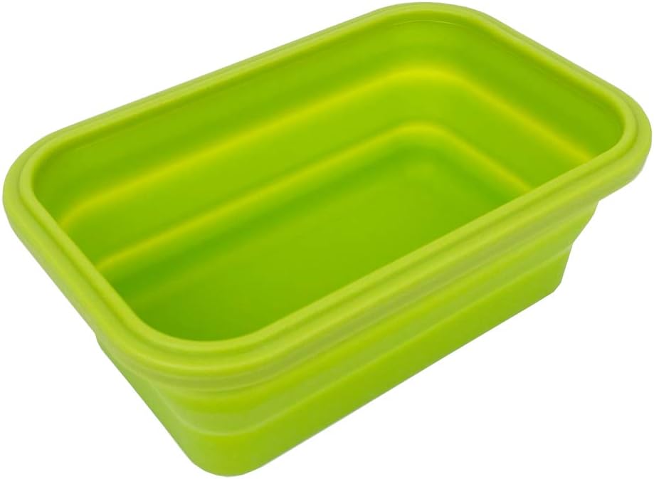 Ewrap Collapsible Food Storage Containers Silicone Collapsible Bowls with Airtight Lids for Camping - Image 5
