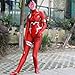 Wish Costume Shop Darling Cosplay Costume FRANXX Zero Two Battle Suit Bodysuit (M, Red)
