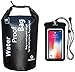 Freegrace Waterproof Dry Bag - Lightweight Dry Sack with Seals and Waterproof Case -Float on Water -Keeps Gear Dry for Kayaking, Beach, Rafting, Boating, Hiking, Camping and Fishing (5L, Black)