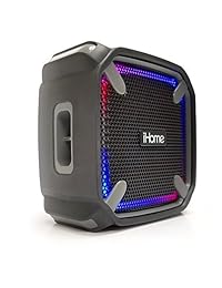 iHome Weather Tough Bluetooth recargable portátil con altavoz Altavoz Acento LED Iluminación