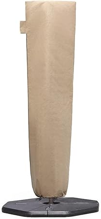 Amazon Com Le Papillon Patio Outdoor Offset Umbrella Cover Waterproof Market Parasol Covers With Zipper For 7ft To 13ft Outdoor Umbrellas Large Garden Outdoor