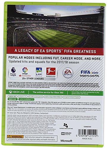 FIFA 18 Legacy Edition - Xbox 360