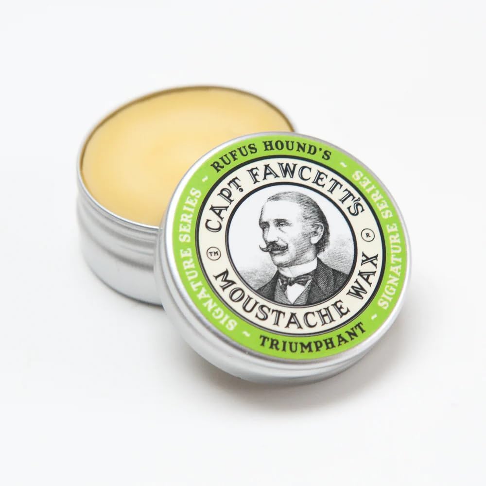 Captain Fawcett Moustache Wax 15ml (15 ml (Pack of 1), Triumphant)