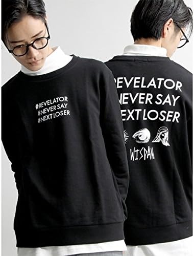 Amazon ウィゴー メンズ Wego ウィゴー Wego ハッシュタグプルオーバー ブラック M Tシャツ カットソー 通販