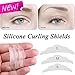 Eyelash Perming Curler,3 Pairs Silicone Eyelash Lifting Curler Lash Shield Pads Silicone Gasket Eyelash Curler By ZYooh (Clear)
