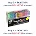 Gel Pen Set for Coloring – 100 Unique Colors (No Duplicates) Superior Quality, Free Flowing. XXL Pack Size - 60% Extra Ink. Includes Sparkly Glitter Pens, Metallic, Neon, Pastel & Classic Shades